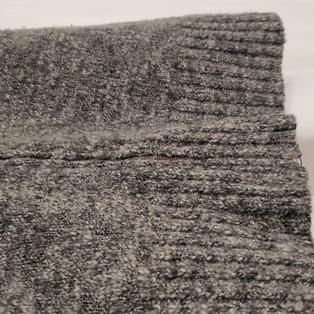 J. Jill Sweater Vest Full Zip Casual Work Business Warm Wool Alpaca Blend Gray - Picture 5 of 6